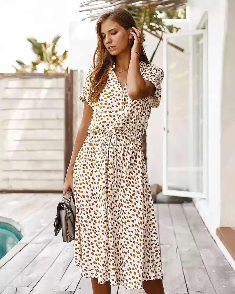 Femme | Robe d'été Chic Élégante et Aérée