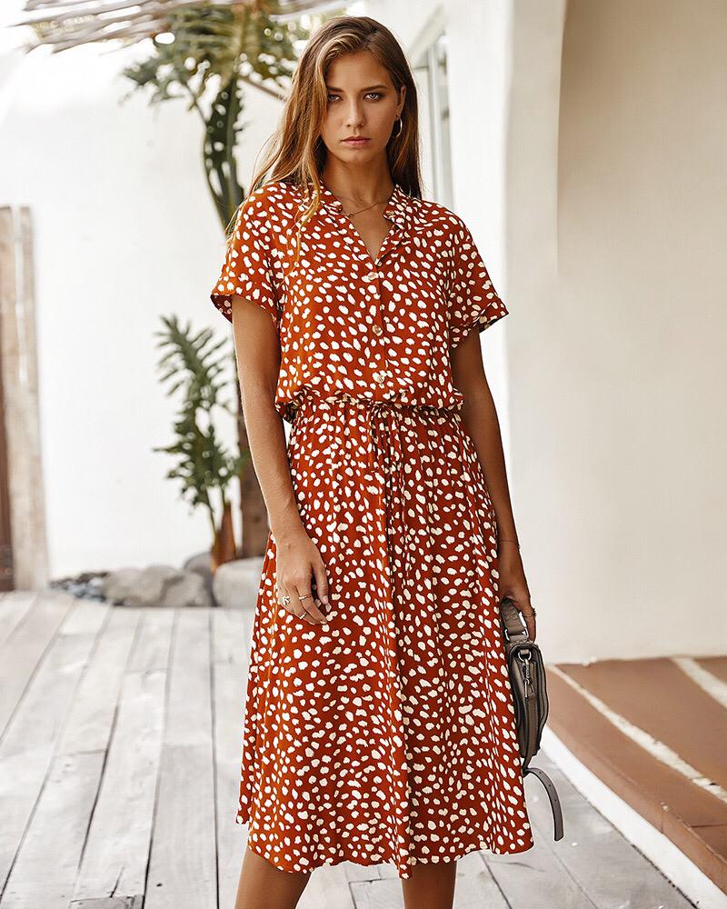Femme | Robe d'été Chic Élégante et Aérée